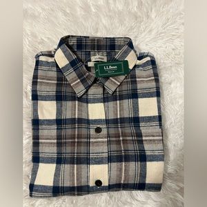 L.L. Bean Flannel Shirt button up cozy